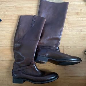 Brown leather Frye boots